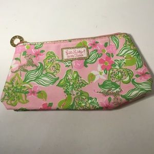 Lilly Pulitzer For Estée Lauder Floral Print Makeup Bag NWOT